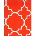thumbnail image 5 of Harman Panama Tile Pattern Fabric Zippered Umbrella Tablecloth (60 x 90 Rectangle Umbrella, Tangerine), 5 of 5