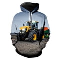 thumbnail image 2 of Sudadera con capucha de moda, chaqueta informal, sudadera con capucha de invierno, sudadera con capucha con estampado 3D de tractor y coche, 2 of 5