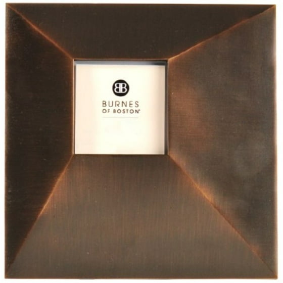 Burnes Of Boston Wide Tabletop Frame With Offset Opening 2 5 By 3 Inch Bronze