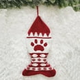 thumbnail image 5 of OAVQHLG3B Dog Christmas Stocking, Large Bone Shape Cable Knit Embroidered Dog Xmas Stockings, Knitted Hanging Stockings Pets, 5 of 5