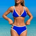 thumbnail image 4 of BUIgtTklOP No Boundaries Swimsuits for Women 2025 Clearance,Women's Swimsuit+Swimming Trunks Sexy And Fashionable Bikini Split Swimsuit, 4 of 6