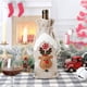 thumbnail image 3 of 3 piezas de soporte de botella de vino de arpillera de Navidad bolsa de botella de vino tinto de champán bolsa de vino de alce de muñeco de nieve de Papá Noel, 3 of 5