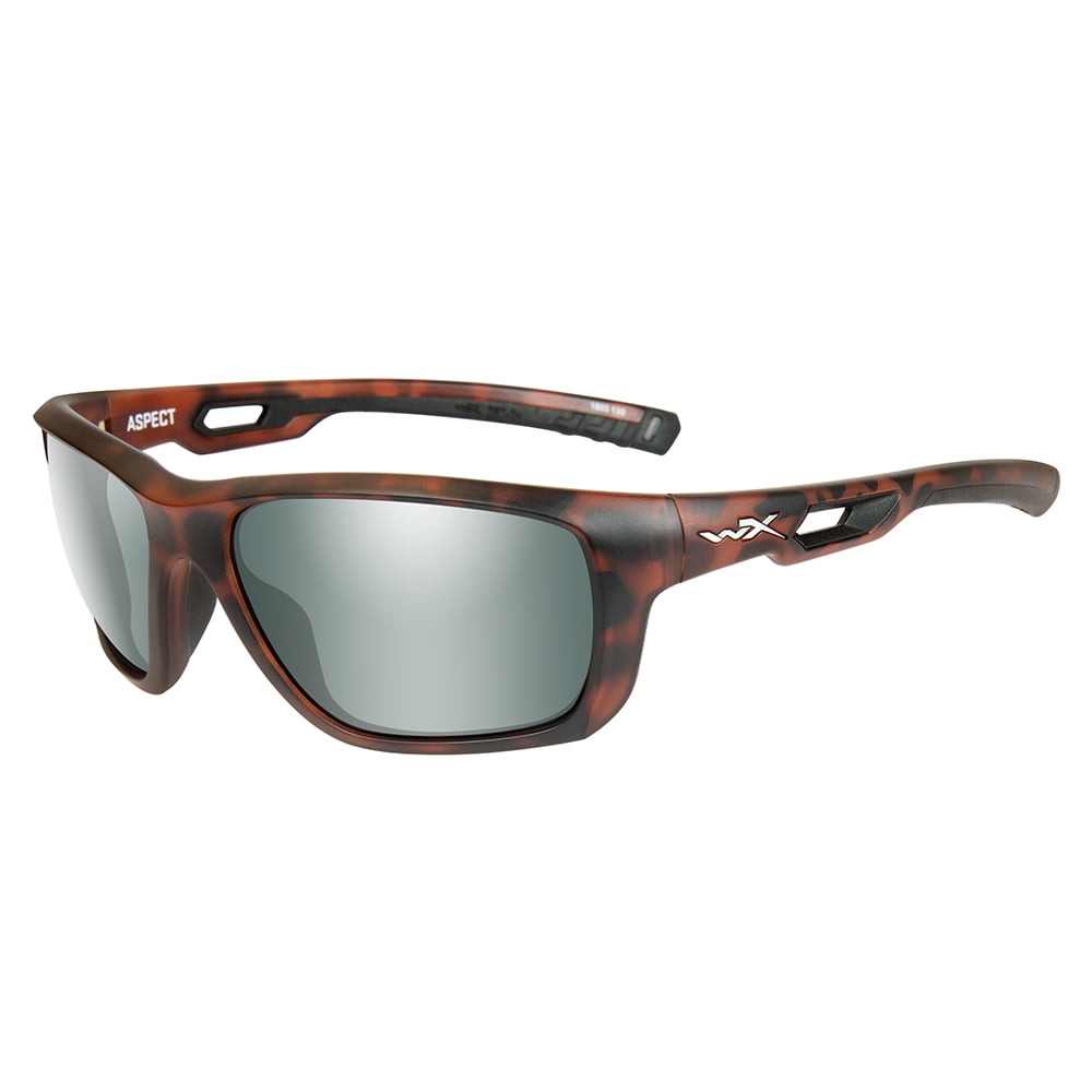 Sport RX ACASP06 Wiley X Aspect Sunglasses - Polarized Green Platinum ...