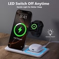 thumbnail image 3 of Cshidworld Estación de Carga 3 en 1 para Múltiples Dispositivos de Apple, Cargador Inalámbrico Plegable de 18W para iPhone 17 16 15 14 13 Pro Max Plus, Apple Watch Series, Airpods, 3 of 7