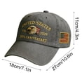 thumbnail image 3 of USA 250th Anniversary Hat Embroidered Eagle, Commemorative 250 Year American Anniversary Hat, Patriotic Theme America 250th Anniversary Hat Unisex Cap, 3 of 6
