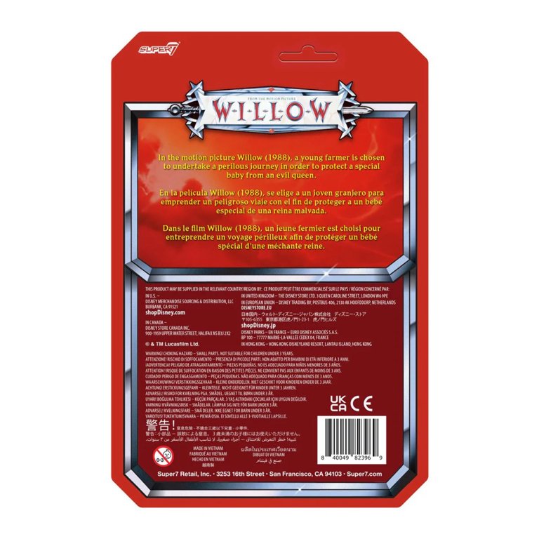 Figurine Willow Sorsha – ReAction 3,75 Pouces, Neuve Sous Blister, Film Culte