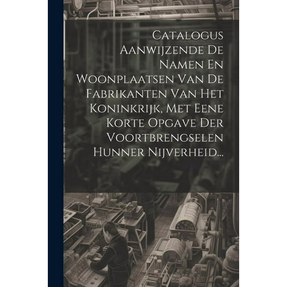 Catalogus Aanwijzende De Namen En Woonplaatsen Van De Fabrikanten Van Het Koninkrijk, Met Eene Korte Opgave Der Voortbrengselen Hunner Nijverheid... (Paperback)