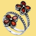 thumbnail image 5 of Hessonite Garnet - Madagascar 925 Sterling Silver Ring s.7.5 Jewelry R-1736 AGR1030_E_7.5, 5 of 6
