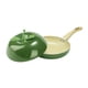 thumbnail image 4 of Sartén antiadherente con mango cómodo y tapa redonda En forma de aguacate, 4 of 9