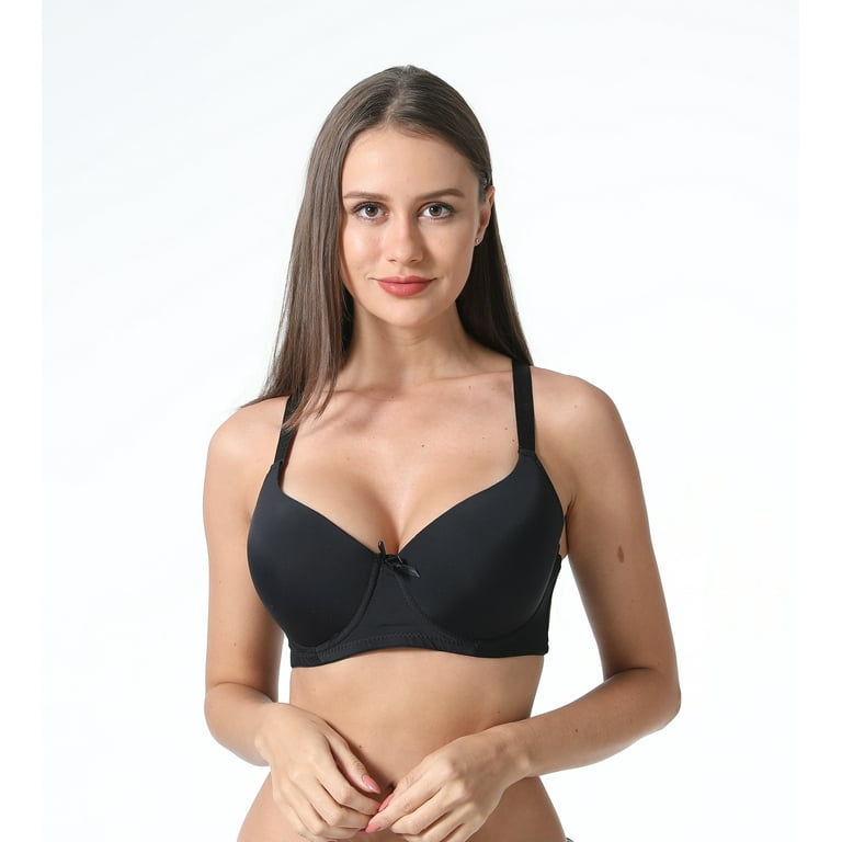Women Bras 6 Pack of T-shirt Bra B Cup C Cup D Cup DD Cup DDD Cup 34D  (S8226)