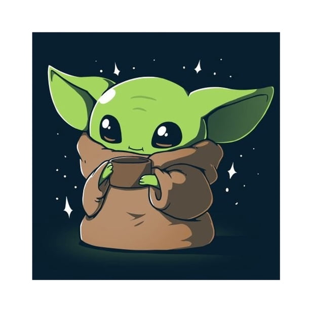 Cuadros Decorativos 5D DIY dibujos animados Yoda diamante imagen resina arte completo redondo Rhinestone pintura Likrtyny embutido en tela