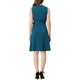 thumbnail image 3 of INSPIRE CHIC Women's Sleeveless V Neck Summer Midi Button Front Dress Lake Blue M, 3 of 6