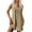 Khaki, variant on BiZtdJrK Womens Pajama Jumpsuits Sleeveless V Neck Shorts Overalls Comfy Flowy Casual Rompers with Pockets on sale clearance 2025 Black S