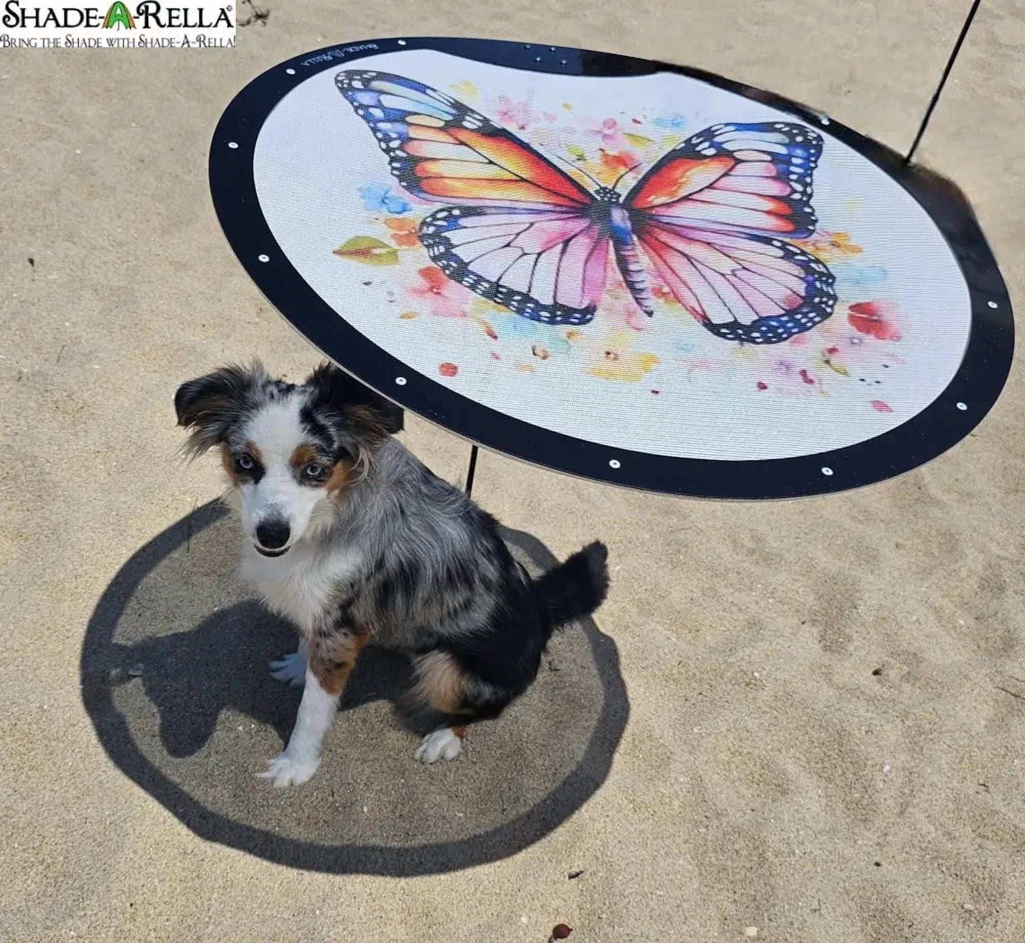 24" Butterfly Shade-A-Rella, plant shade, plant umbrella, 24"-40" tall, 70% shading cloth