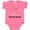 Hot Pink, variant on Inktastic Grandma Loves Me Flamingo Grandchild Girls Baby Bodysuit