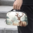 thumbnail image 2 of Deer Digital Pouch with Oxford Fabric, Waterproof, Size 5.9x9.44x3.14 in, Cord Organizer, Charger Organizer, Bag Cable Organizer, Electronic Travel Case Organizer, 2 of 6