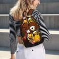 thumbnail image 5 of Goofa The Nightmare Before Christmas Pattern Durable Canvas Daypack - High-Quality Vintage Backpack, Compact & Versatile for Travel and Everyday Use-Small, 5 of 5