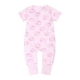 thumbnail image 5 of MYGBCPJS Baby Infant 2-Pack Zipper Romper Toddler Boys Girls Short Sleeve Cotton Playsuit 2 Way Zip Jumpsuit Sleep and Play One-piece Pajamas (3-36 Months), 5 of 6