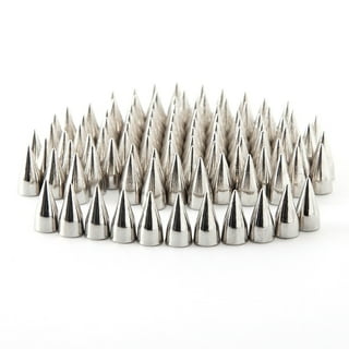 70 Sets Silver Mixed Shape Spikes And Studs Cone Croc Spikes Leather Kit  For Clothing Shoes Belts D