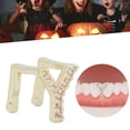thumbnail image 4 of Hip Hop Tooth Brace, Brass Electroplating, Durable, Birthday Gift, Perfect For  Parties, Music Concerts, 4 of 8