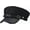 Black#2, variant on Mens Womens Newsboy Cap Yacht Captain Sailor Hat Baker Boy Peaked Beret