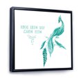 thumbnail image 3 of Designart 'Turquoise Bird You Were Born With Wings' Traditional Framed Canvas Wall Art Print, 3 of 5