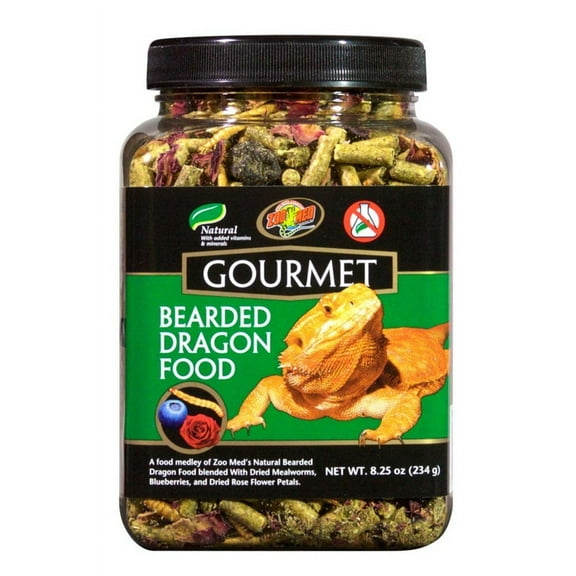 Zoo Med Gourmet Bearded Dragon Dry Food 8.25 oz