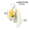 thumbnail image 2 of YANONELRY Funny Crochet Vegetable Handmade Charm Keychain - Creative Cauliflower Cucumber and Carrot Plush Pendant - For Women Home Decor Gifts, 2 of 5