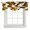 Gold, variant on Tie Up Valances for Windows, Modern Sea Waves Adjustable Valance Curtains Window Treatment for Living Room, Grey White Texture Abstract Texture Rod Pocket Kitchen Curtains & Drapes 54x18 Inch