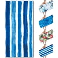 thumbnail image 4 of Zatoumnr Single-sided Velvet Beach Towel, Tie-Dyed, Cool Travel Pool Towel, Bohemian Style, Great for Travel and Swimming Vacation Necessities Gifts Swim Towels, 4 of 4