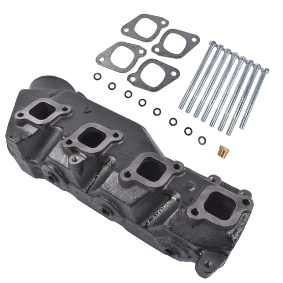 Mustrod For Volvo Penta 2.3L & 2.5L 4-Cylinder Marine Engines Exhaust Manifold Kit with Gaskets 834438 18-1930-1