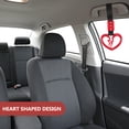 thumbnail image 3 of MasteelfCA 2 pcs Heart-shaped Rings Car Hand Straps Car Handle Warning Straps Car Hand Straps Rings, 3 of 8