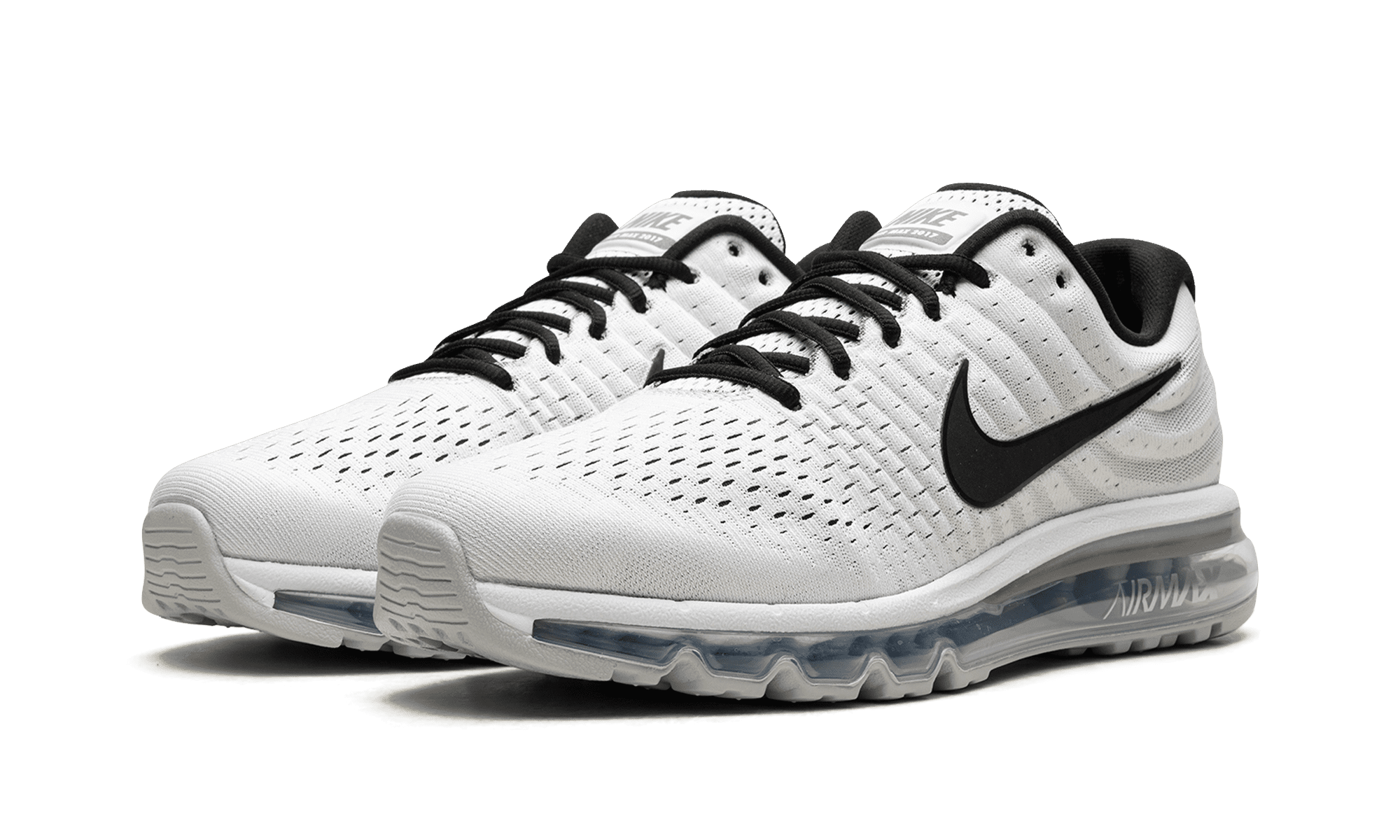 NIKE MENS Nike Air Max 2017 "White/Black" 849559 100 from Stadium Goods