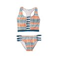 thumbnail image 1 of Azul Swimwear Running Lines Sports Bikini Orange, 8, 1 of 1