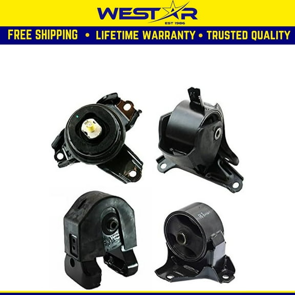 Fits 2009-2010 Hyundai Sonata 2.4L w/MANUAL Motor & Trans Mount Set 4PCS : A7162, A7163, A7168, A7157
