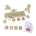 thumbnail image 4 of HILABEE Wooden Sand Tray Educational Flashcards Learning Tools for Boys Girls Ages 3 Letters, 4 of 9