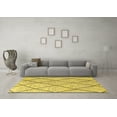 thumbnail image 3 of Ahgly Company Indoor Rectangle Oriental Yellow Industrial Area Rugs, 3' x 5', 3 of 4
