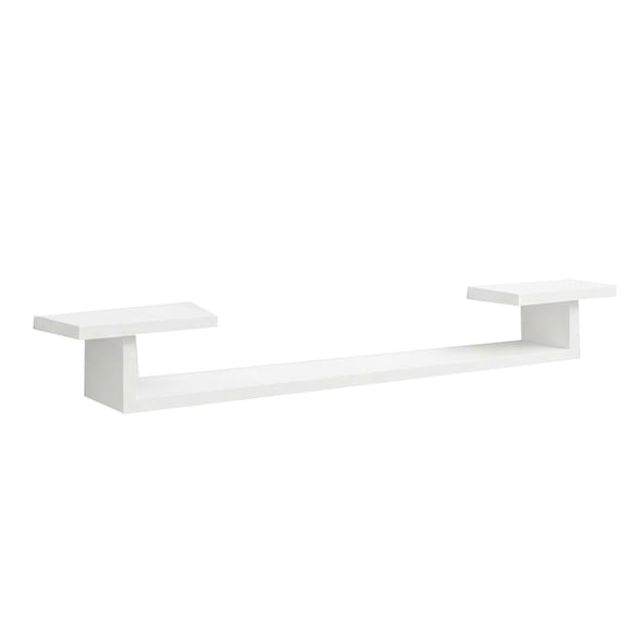 Repisa Flotante Para Tv Decorativa Reforzada Blanco