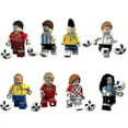 thumbnail image 2 of piezas de bloques de celebridades del fútbol de la Copa Mundial, el capitán ha ensamblado juguetes en miniatura, 2 of 5