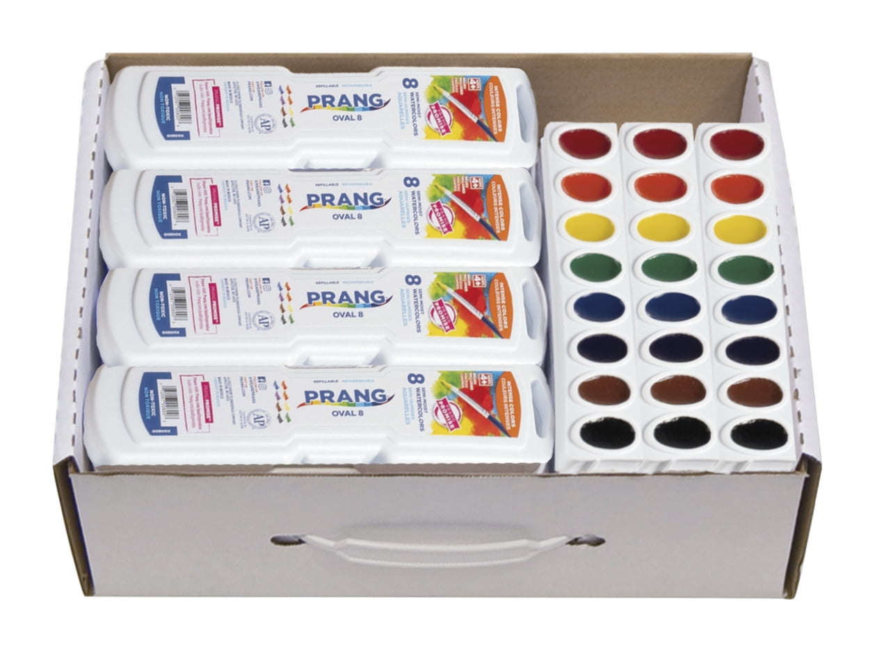 Professional Watercolors, 8 Assorted Colors, Oval Pan Palette Tray - Office  Express Office Products