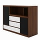 thumbnail image 2 of Hogare Mueble Bufetera Galicia, Cava Multifuncional de Melamina Parota Blanco, 2 of 6