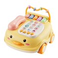 thumbnail image 2 of Juguete de desarrollo cognitivo, juguete interactivo para padres e hijos, luces de cuento de piano para bebés Amarillo, 2 of 9