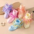 thumbnail image 3 of Ketyyh-chn99 Baby Girl Socks Little Girls Crew Socks Long Socks for Kids Boys Yellow,M, 3 of 3