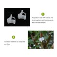 thumbnail image 4 of Monstrate Clip para injerto de plástico vegetal, 100 Uds., soportes para plantas, herramienta de conexión, abrazadera para fijación de tomate, Jardín y Patio Monstrate HA082882-01, 4 of 6