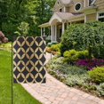thumbnail image 2 of Yayeee Garden Flag 12"x18" Double Sided Outdoor Yard Lawn Holiday Decorations, Black Geometric, 2 of 6