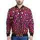thumbnail image 3 of Chaqueta con cremallera y estampado de leopardo colorido para hombre, abrigo con personalidad con estampado 3D, chaquetas casuales de gran tamaño, ropa de calle, mangas largas, 3 of 5