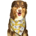 thumbnail image 6 of Naloa Lilies Flowers Dog Bandanas 1PC Washable Triangle Dog Scarfs Premium Durable Fabric, for Small Medium Large Dogs and Cats, 6 of 6