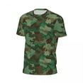thumbnail image 5 of T Shirt For Men Army Camouflage Green Camo Print Popular Sportswear Short Sleeve Fast Dry Tshirt Sum, 5 of 7
