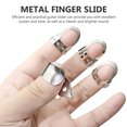 thumbnail image 2 of EeaseCA 1 Set Professional Guitar Slide Stainless Steel Instrument Finger Slider Picks, 2 of 7