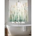 thumbnail image 5 of Spring Green Leaf Sheer Curtains 72 Inch Length 2 Panels Set, Botanical Retro Oil Painting Plant Voile Window Treatment Rod Pocket Curtains Sheers Drapes for Bedroom/Living Room/Kitchen 52"x72"x2, 5 of 7